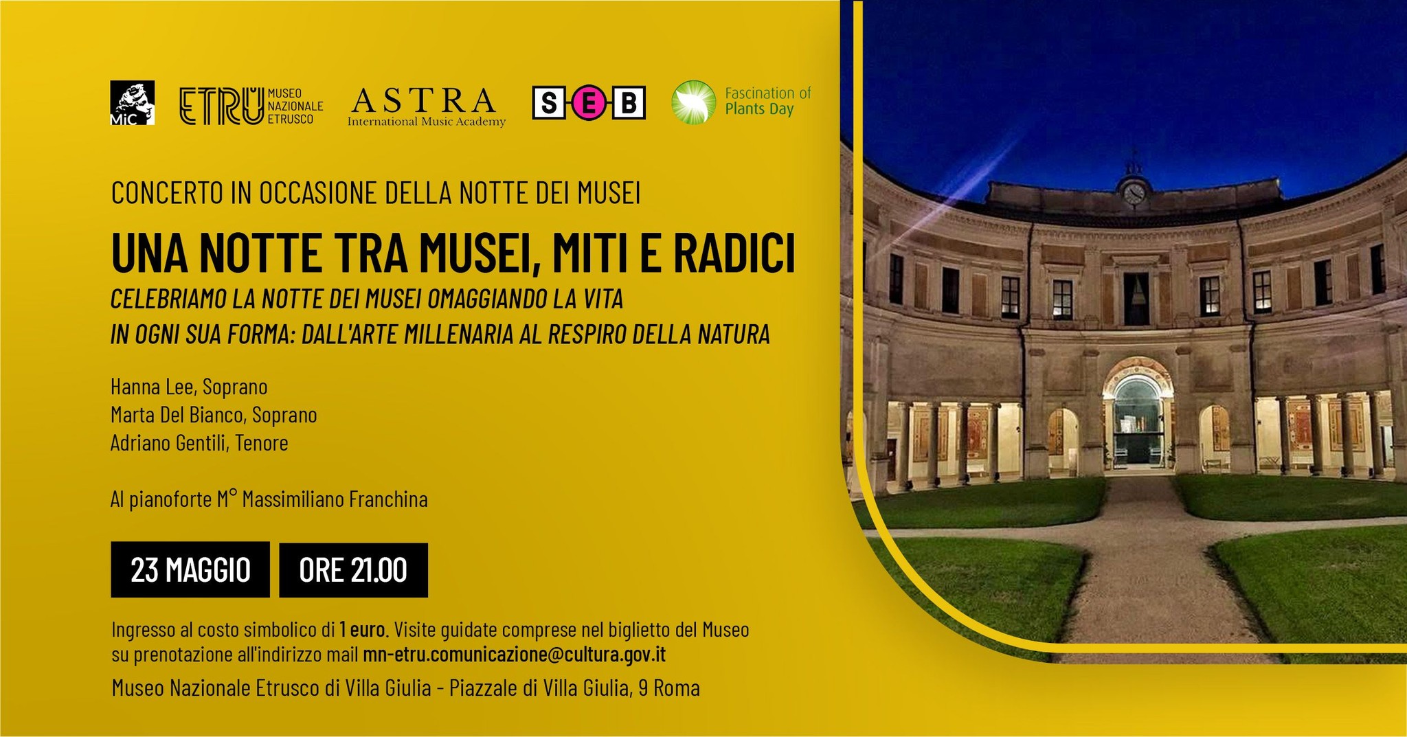 Una Notte tra Musei, Miti e Radici